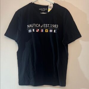 Nautica Men's Navy Graphic Tee
